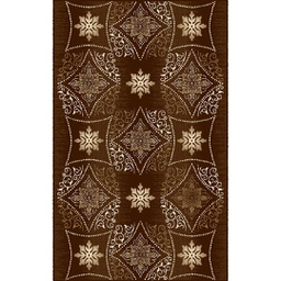 NOUR 95318 (Rectangulaire, 250X400, MARRON CHOCO)