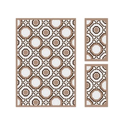 CIRTA 9323H (Rectangular, ( T 150X220 + 2T 60X110 ), BRONZE CLAIR)