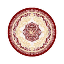 ISHRAK 8507C (Rond, 115X115, BORDEAUX)