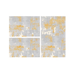 KILIS 95472 (Rectangulaire, ( T 80X130 + 2T 65X100 ), GRIS CLAIRE SHRINK)