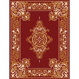 RELAX 6267V (Rectangular, 240X330, BORDEAUX)