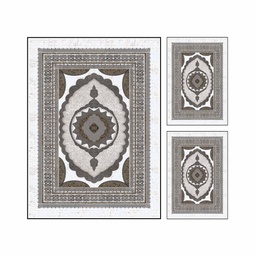 RUBIS 1428A (Rectangular, ( T 160X220 + 2T 60X80 ), MULTI COULEURS, Lamination)