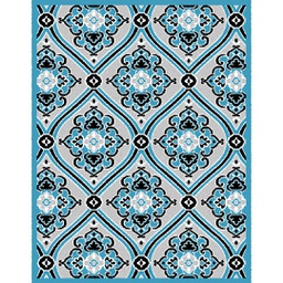 CIRTA 92565 (Rectangulaire, 210X270, BLEU TURQUOISE)