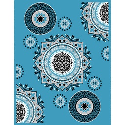 CIRTA 92675 (Rectangulaire, 210X270, BLEU TURQUOISE)