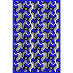 CIRTA 93390 (Rectangular, 180X270, BLEU ROI)