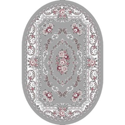 RUBIS 0916A (Oval, 120X160, GRIS CLAIRE, Lamination)