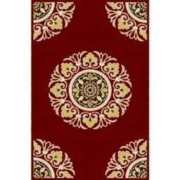 AZHAR 92090 (Rectangular, 240X400, BORDEAUX)