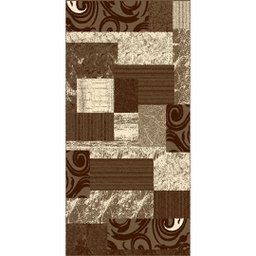 NOUR 5081F (Rectangulaire, 200X150, BRUN PALE)