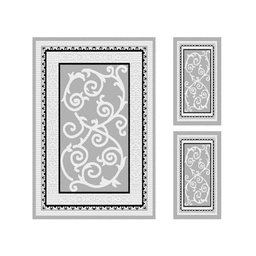 CIRTA 93210 (Rectangulaire, ( T 150X220 + 2T 60X110 ), GRIS CLAIRE)