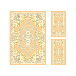 PLAZA 92370 (Rectangular, ( T 150X220 + 2T 60X110 ), SAUMON)