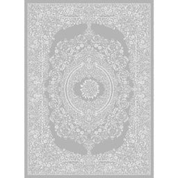 MELODIE 8904B (Rectangulaire, 190X275, GRIS CLAIRE_GRIS CLAIRE)