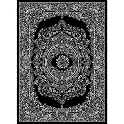 ميلودي 8904B (مستطيل, 190X275, أسود / رمادي فاتح)