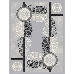 NOUR 53920 (Rectangulaire, 200X150, GRIS CLAIRE)