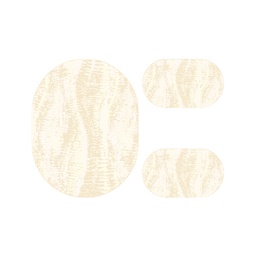 ANKARA 8887A (Oval, ( O 100X130 + 2O 60X100 ), CREME)