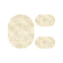ANKARA 6991A (Ovale, ( O 100X130 + 2O 60X100 ), BEIGE)