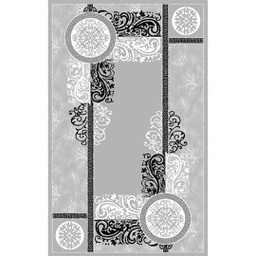 NOUR 5392D (Rectangulaire, 250X400, GRIS CLAIRE)