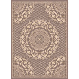 MELODIE 8662B (Rectangular, 190X275, MARRON BRONZE_IVOIRE)