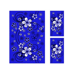 RELAX 60135 (Rectangulaire, ( T 150X220 + 2T 60X110 ), BLEU ROI)