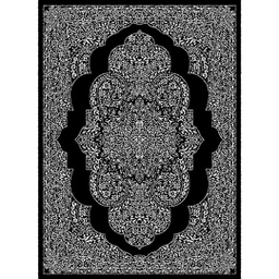 MELODIE 8903B (Rectangular, 190X275, NOIRE_GRIS CLAIRE)