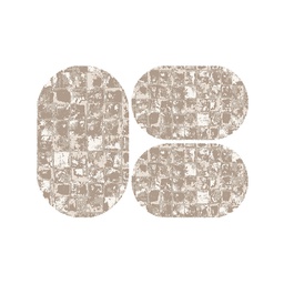 ANKARA 8889A (Ovale, ( O 80X130 + 2O 65X100 ), IVOIRE)