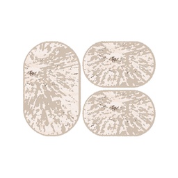 ANKARA 91480 (Oval, ( O 80X130 + 2O 65X100 ), BEIGE)