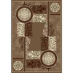 NOUR 5392K (Rectangular, 160X230, BRUN PALE)
