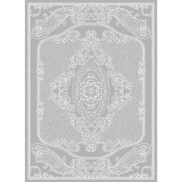 MELODIE 8661B (Rectangulaire, 190X275, GRIS CLAIRE_GRIS CLAIRE)