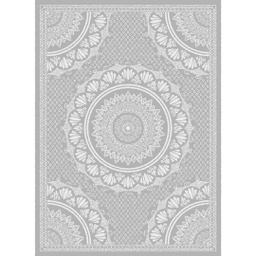 MELODIE 8662B (Rectangulaire, 190X275, GRIS CLAIRE_GRIS CLAIRE)