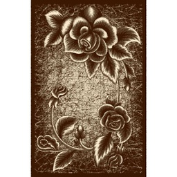 NOUR 6077K (Rectangular, 160X230, MARRON CAFE)