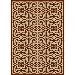 BRAGA 96660 (Rectangulaire, 200X280, MARRON BORDEAUX)