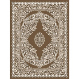 MELODIE 8905B (Rectangulaire, 190X150, BRUN PALE_IVOIRE)