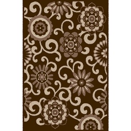 CIRTA 93140 (Rectangulaire, 180X270, MARRON BORDEAUX)