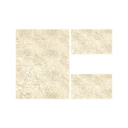 ANKARA 6991A (Rectangulaire, ( T 100X130 + 2T 60X100 ), BEIGE)