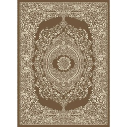 MELODIE 8904B (Rectangular, 190X275, BRUN PALE_IVOIRE)