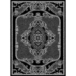 MELODIE 8661B (Rectangular, 190X275, NOIRE_GRIS CLAIRE)