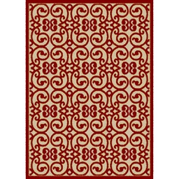 BRAGA 96660 (Rectangular, 200X280, BORDEAUX)