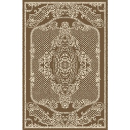 MELODIE 8661B (Rectangulaire, 190X275, BRUN PALE_IVOIRE)