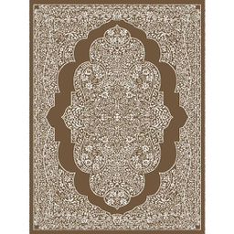 MELODIE 8903B (Rectangular, 190X150, BRUN PALE_IVOIRE)