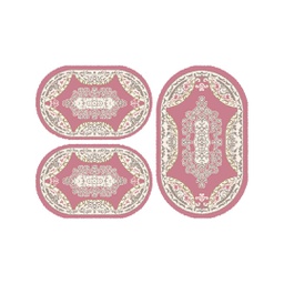 PLAZA 92370 (Oval, ( O 80X130 + 2O 65X100 ), BOIS DE ROSE)