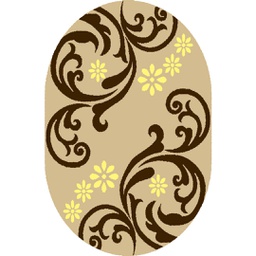 AZHAR 90730 (Oval, 160X230, BEIGE)