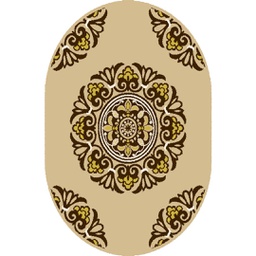 AZHAR 92090 (Oval, 160X230, BEIGE)