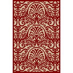 SARAGOSSA 96680 (Rectangular, 200X280, BORDEAUX)