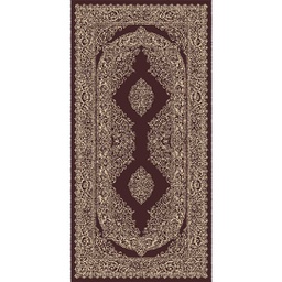 MELODIE 8905B (Rectangulaire, 190X400, MARRON CHOCO_IVOIRE)