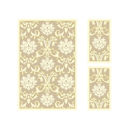 BRAGA 96650 (Rectangulaire, ( T 150X230 + 2T 60X115 ), ECRU)