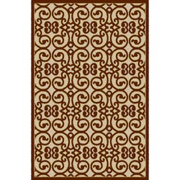 BRAGA 96660 (Rectangulaire, 190X290, MARRON BORDEAUX)