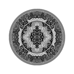 NOUR 9532C (Rond, 160X160, GRIS FONCE)
