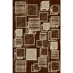 NOUR 9655A (Rectangular, 200X275, MARRON CAFE)