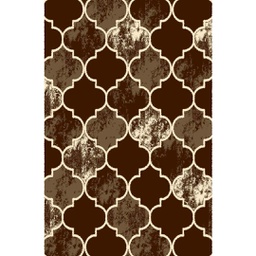 NOUR 9654A (Rectangular, 200X275, MARRON CAFE)