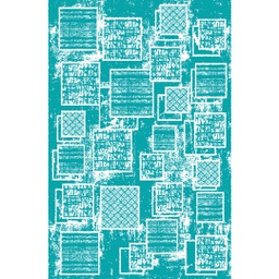 NOUR 9655L (Rectangulaire, 200X275, BLEU TURQUOISE)