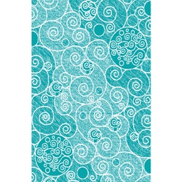 NOUR 9656L (Rectangulaire, 200X275, BLEU TURQUOISE)